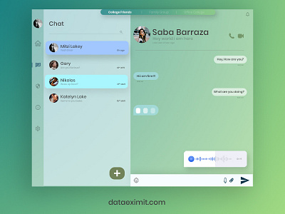 Chat Screen Dashboard Design app design branding dashboard design icon illustration landing page design logo mobile mobile app ui music app pattern ui user experience user experience design user interface design ux vector web webdesign