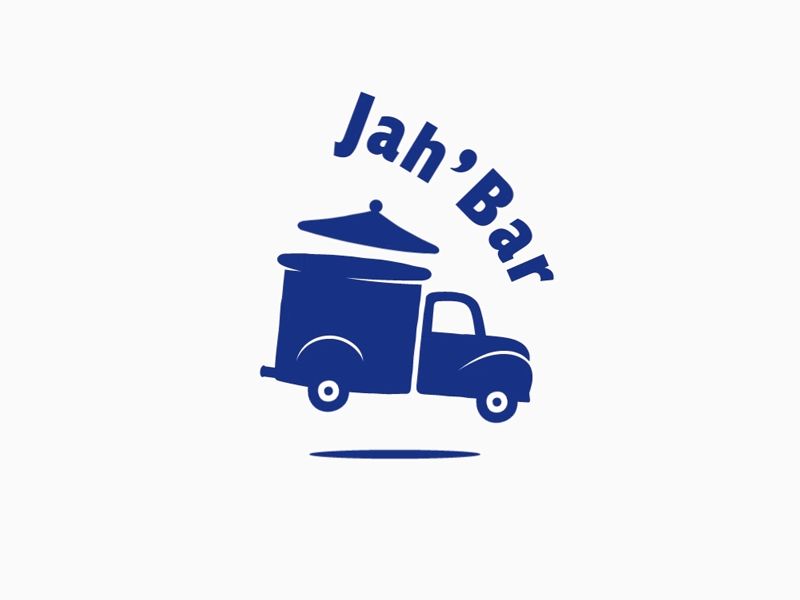 Jah'Bar car logo foodtruck logo logo animation logo design logoanimation logodesign logotype
