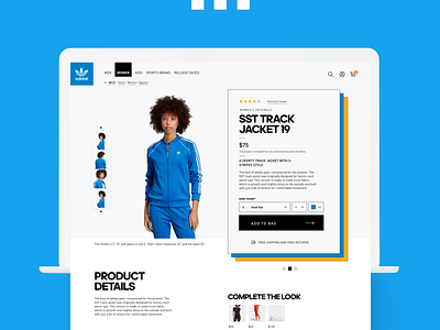 Adidas Original adidas adidas originals design designs ecommerce ecommerce design shop shopping cart ui ux web webdesign