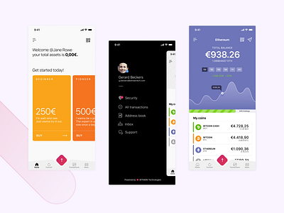 Primon | Your digital wallet app banking crypto wallet cryptocurrency design digital wallet ecommerce fintech ui ux