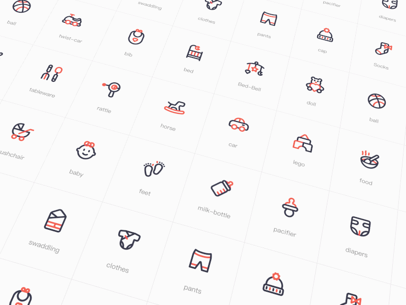 icon baby care icon animation app icon ui