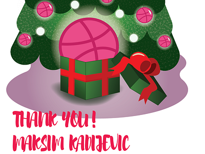 Thanks for invite!! christmas balls christmas present hello hello dribble hollidays present under christmas tree thank you thanks vector