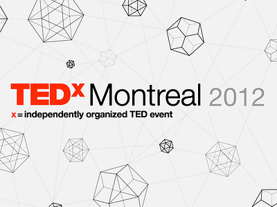 TEDxMontreal iPhone app app iphone app logo ted tedx tedxmontreal