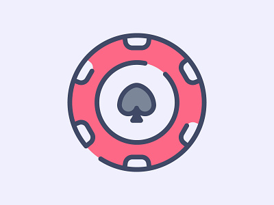 Poker Chip from Addiction Iconset