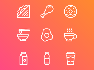 Food & Beverage icon beverage food icon iconography