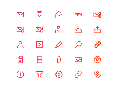 Email Icon design email gradiant icon iconography minimalist