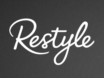 Restyle handwriting lettering script type typography