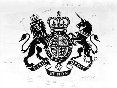 Civil Service Crest crest logo typography