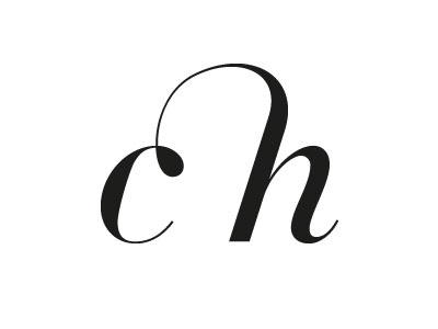 ch logo sketch typography