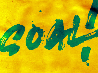 Goal brazil brush script brush style football goal hand lettering ink lettering logo natural type typography