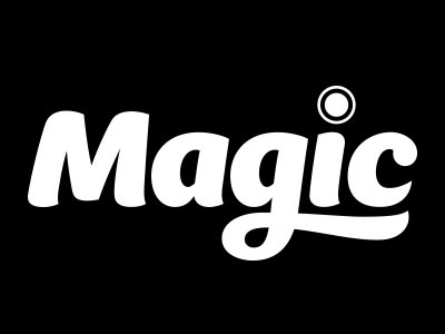 Magic hand lettering lettering logo logotype magic radio type typography vector