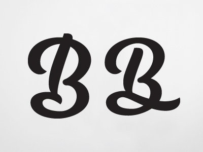 B B brush calligraphy hand lettering lettering logo packaging script type typography