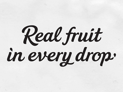 Real fruit… brand calligraphy custom type design hand crafted hand drawn hand lettering lettering logo logotype type typography
