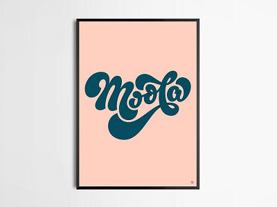 Moola Poster calligraphy charity custom type design hand crafted hand drawn hand lettering lettering poster type typography