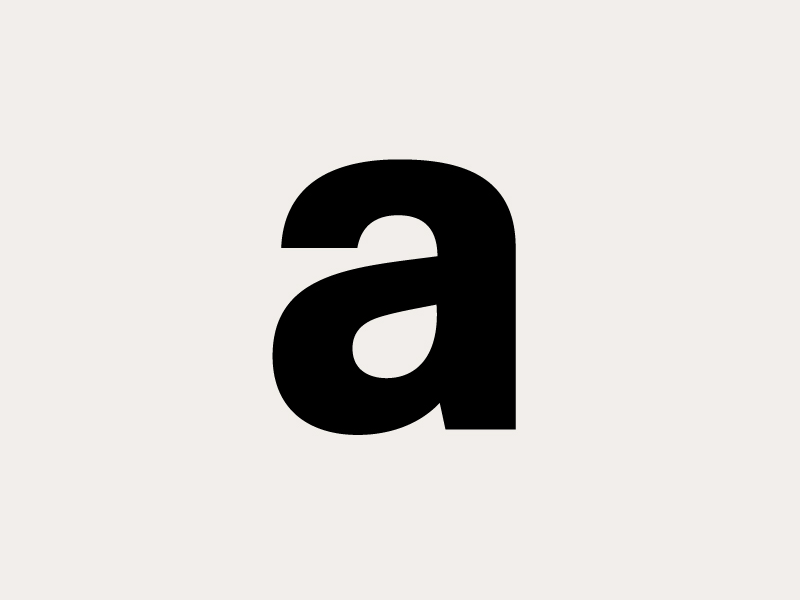 The lowercase a a bespoke branding font identity lettering logo logotype lowercase type typeface typography