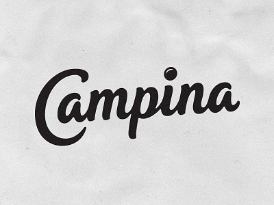 Campina bespoke branding font identity lettering letters logo logotype milk script type typography
