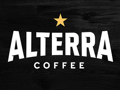 Alterra Coffee bespoke branding coffee hand drawn identity logo logotype type typography