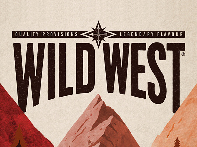 Wild West beef jerky branding hand drawn identity logo logotype natural packaging type typography