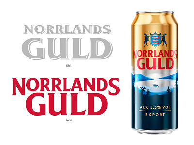 Norrlands Guld beer bespoke brand branding custom type hand drawn hand lettering label lettering logo logotype packaging type typography