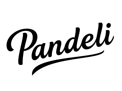 Pandeli bespoke brand branding calligraphy custom type hand crafted hand drawn hand lettering identity lettering letters logo logotype packaging script type typography vector