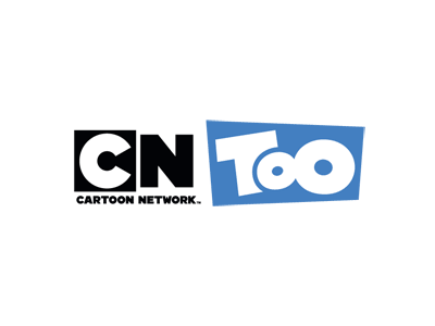 CN Too childrens tv logo logotype tv type typography