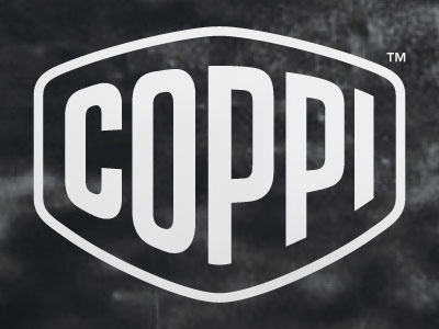 Coppi cycling italian lettering restaurant type typography