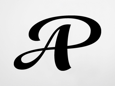 AP calligraphy lettering monogram script type typography