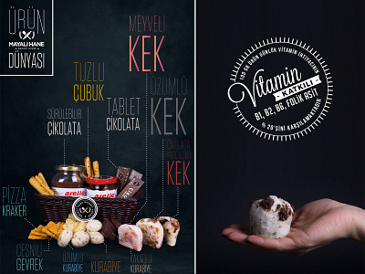 Mayalıhane - Bakery House Products banner catalog design food photography icon product