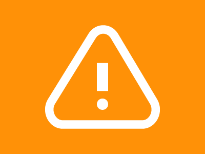 Warning Icon by Ann Beaver on Dribbble