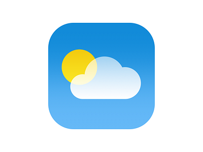 Homework for Sketch Master Class app icon gradiant icon ios weather weather app