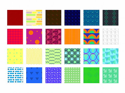 Patterns color design patterns swatch