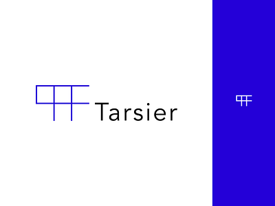 Tarsier Logo abstract lines logo simple