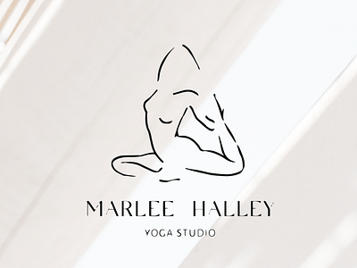 yoga studio logo design