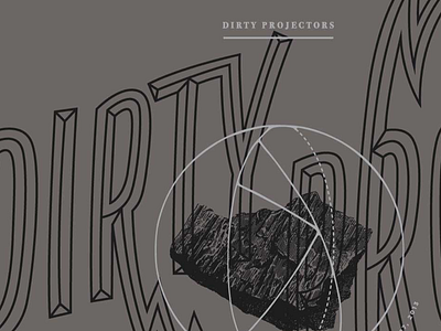 Dirty Projectors – Sasquatch 2013 illustration poster typography