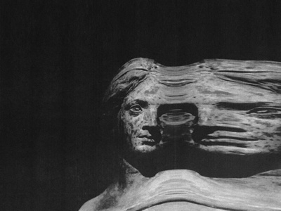 Sleeper Scan 2 album art band glitch low quality photography scan sculpture sleeper 72 statue stretch texture