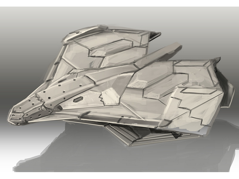Spontaneous Fighter paper receipt payment aircraft jet fighter sketch stealth hexagonal vtol