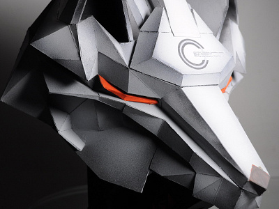 Loone Wolf Head 3D Papercraft