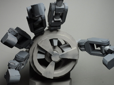 Mechanical Hand Papercraft