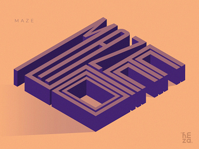 Maze Concept 3d colors concept design graphicdesign graphics illustraion inspiration isometric art isometry poster