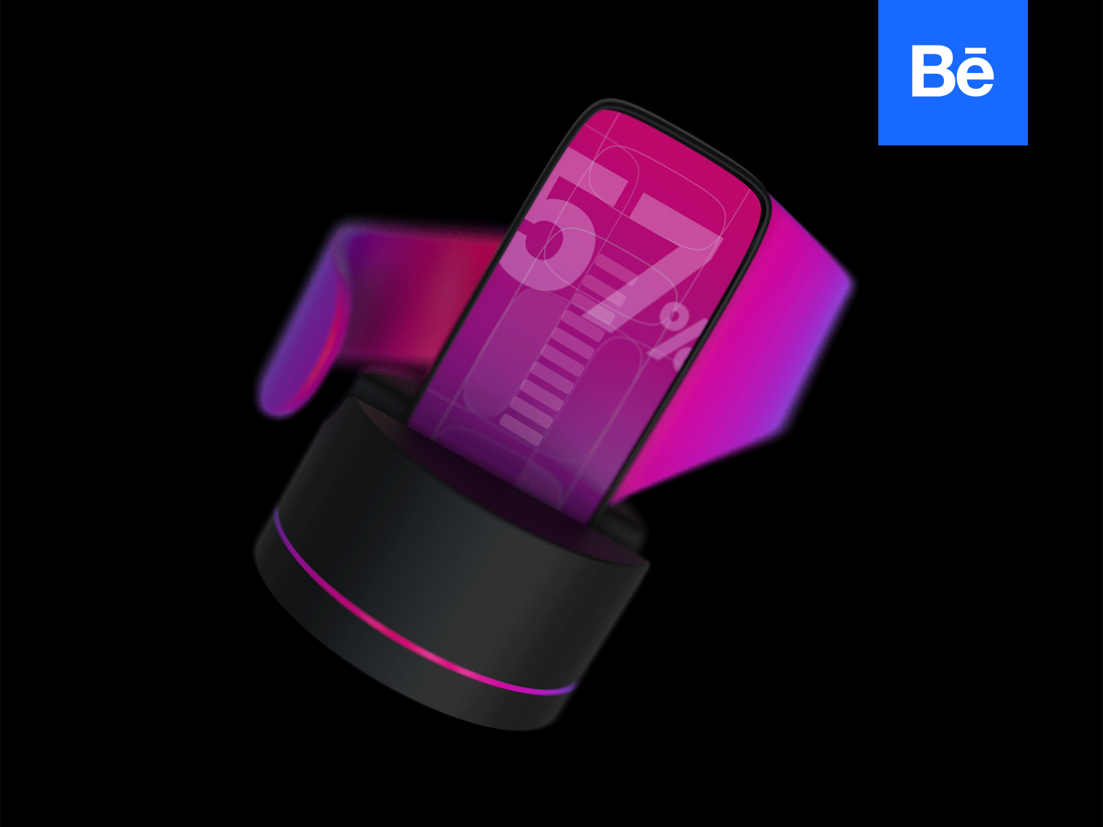 NOOZ® – wearable product and UX/UI design research / Behance band behance concept fitness interaction design interface mobile product product design ui ux wearable
