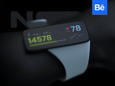 NOOZ® – wearable product and UX/UI design research / Behance band behance concept fitness interaction design interface product design ui ukraine ux wearable
