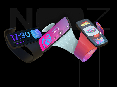 NOOZ® – wearable product and UX/UI design research / Behance