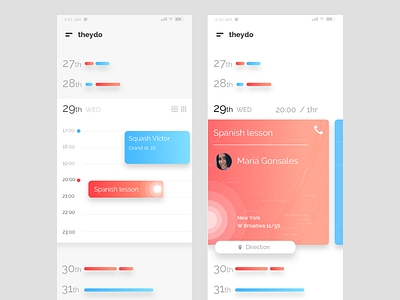 theydo – a bit control, what they do app design event experience interface ios managment minimal tasks ui ukraine user ux