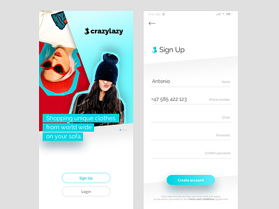 crazylazy - shopping app