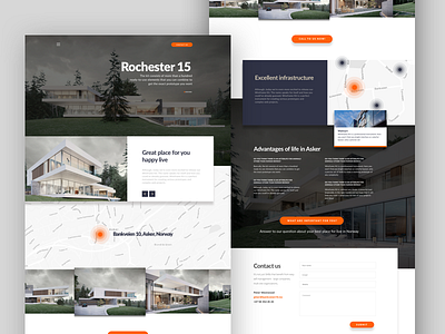 Rochester real estate web ecommerce grid landing real estate ui. ukraine ux web