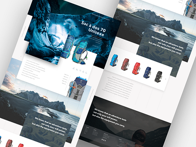 Mountaintop web concept ecommerce iphonex landing mobile ui ukraine ux web