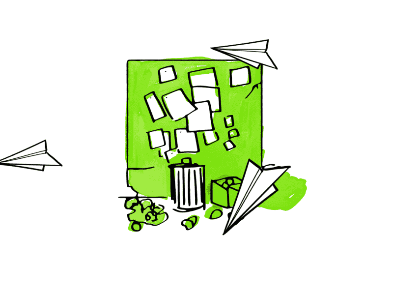 Garbage by Mike Unruh on Dribbble