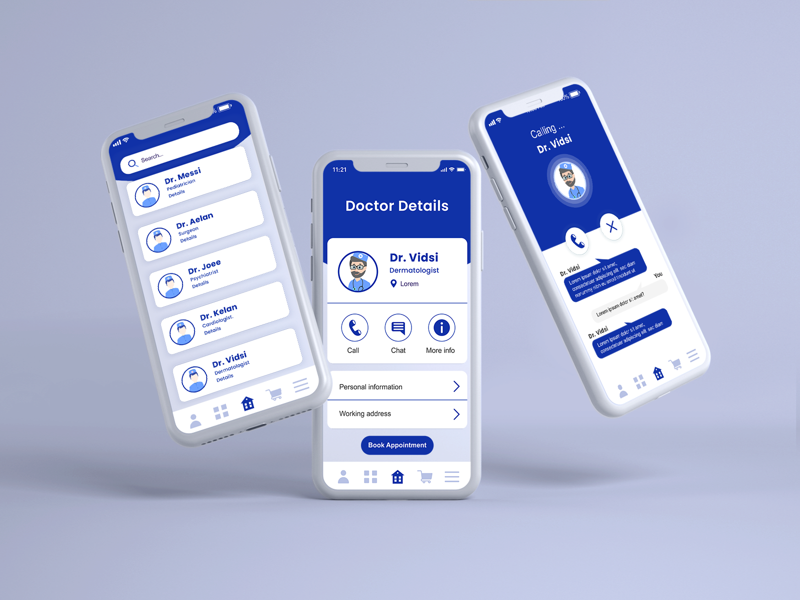 On-demand Healthcare App Design- For Patients & Doctors - UpLabs