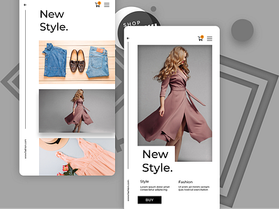 Online Fashion Store App Design