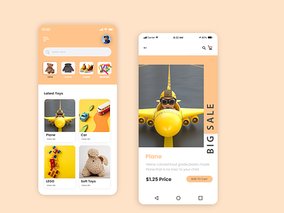 Kids Store App Design Concept